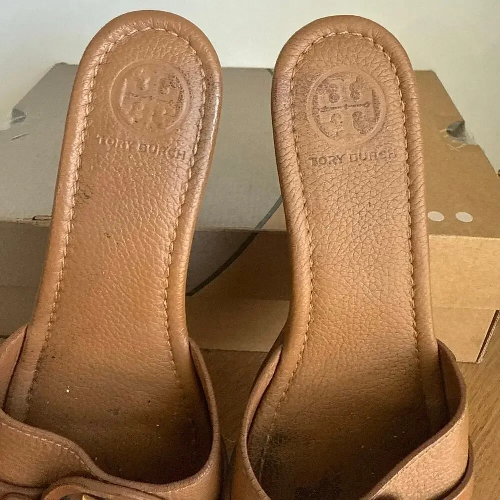 Tory Burch Patti Women Wedge Heel Sandals- SZ 8.5